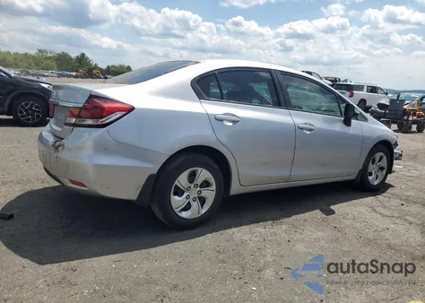 2013 Honda Civic Lx z USA, uszkodzony, nr VIN 2HGFB2F54DH580519